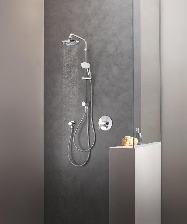 Actual product image Grohe Tempesta System 210 Flex shower system with changeover