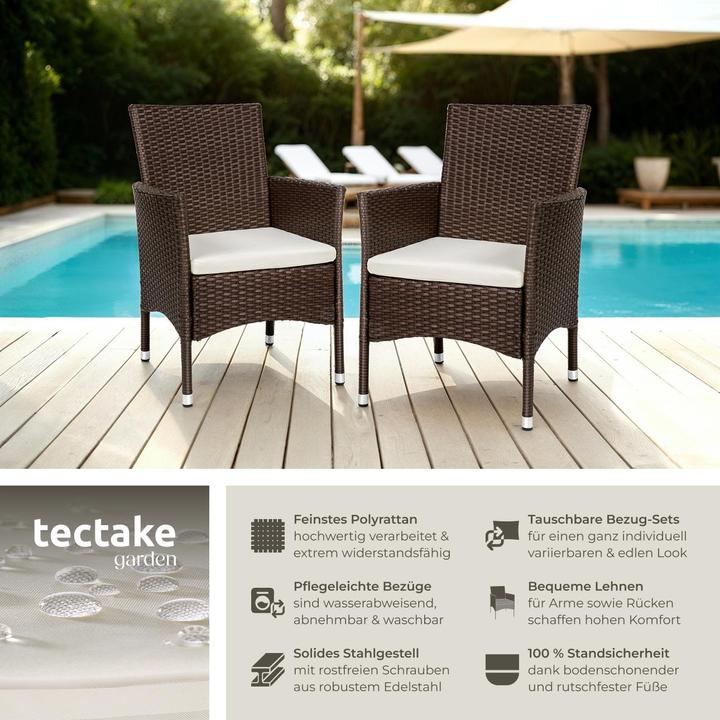 Produktbild tectake 2 Rattansessel