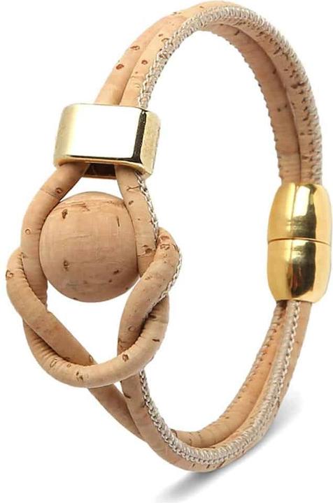 Actual product image Artelusa Bola" bracelet (20 cm, Cork)