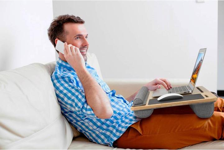 Actual product image Renkforce Laptop table with cushion