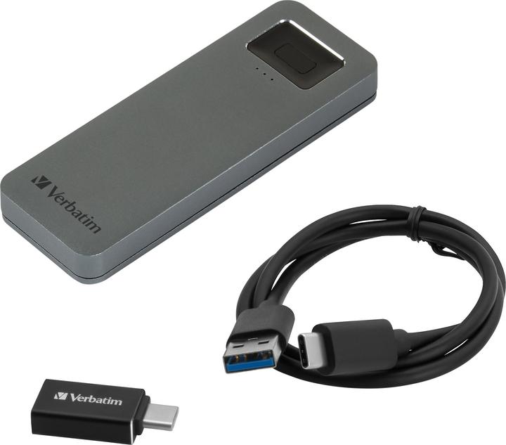 Image du produit Verbatim Fingerprint Secure SSD USB 3.2 Gen 1 USB-C 1TB (1000 Go)