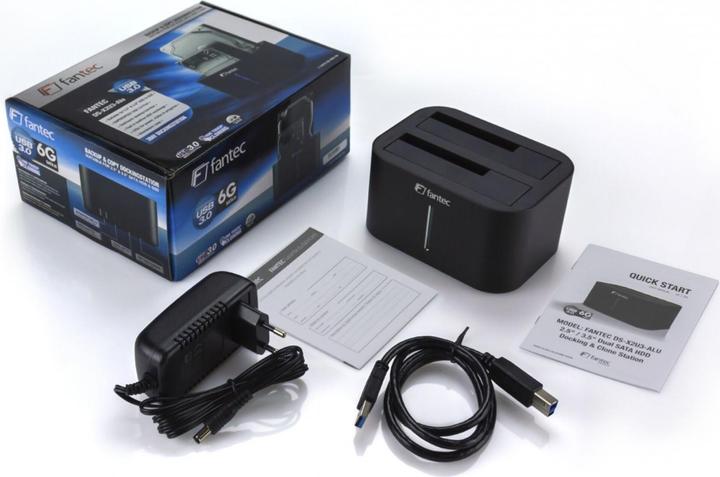 Produktbild Fantec DS-X2U3-Alu (2.5", 3.5")