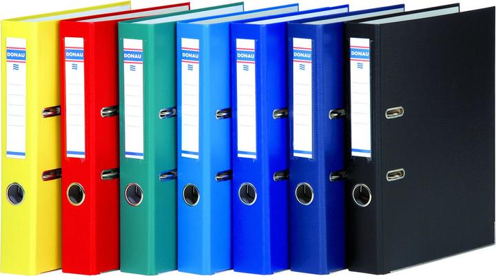 Actual product image Donau Popular divider, made of 2, 1 mm thick fibreboard and 1290 g/m? grammage, manufactured in (A4, 50 mm)