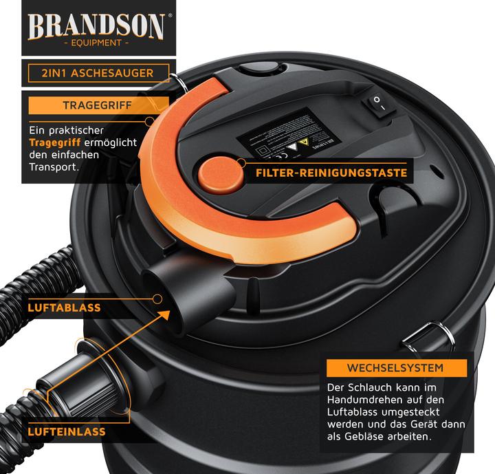 Produktbild Brandson Aschesauger (Aschesauger)
