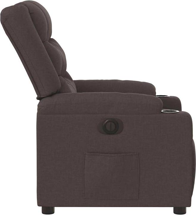 Produktbild VidaXL Relaxsessel Elektrisch Dunkelbraun Stoff