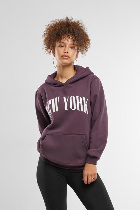Image du produit Miss Tee Sweat à capuche fluffy pour femme de New York - 178529 (L)