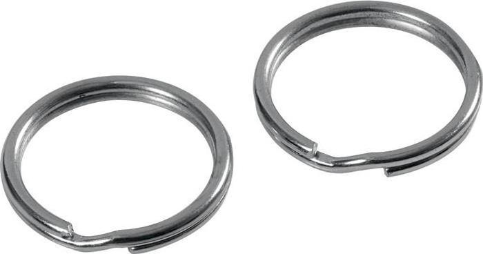 Image du produit HP Autozubehör Anneaux de clé Ø intérieur 13,6 mm Ø extérieur 16 mm Acier nickelé
