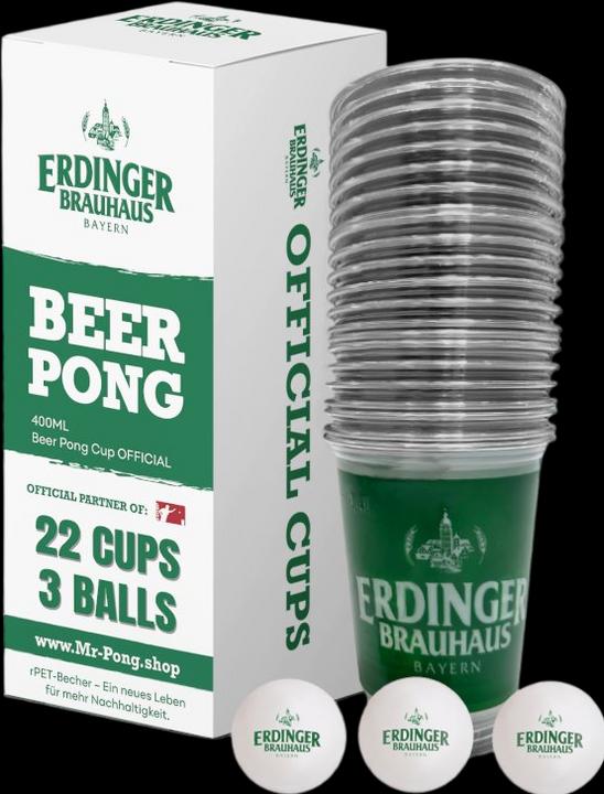 Immagine prodotto MrPong Set di boccali da birra ufficiale Erdinger SSOBP