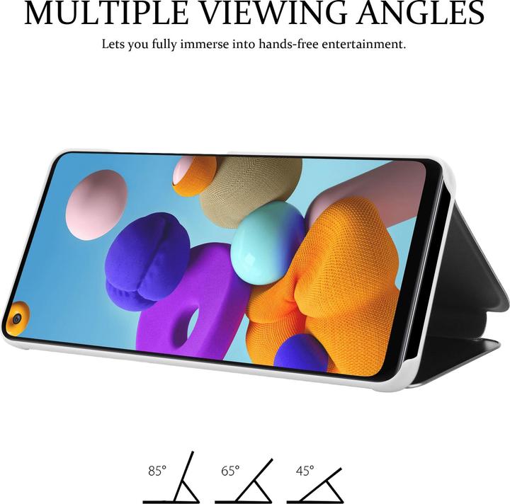 Produktbild Cadorabo Book Smart View Spiegel Cover (Samsung Galaxy A21s)