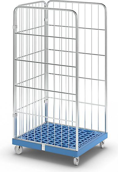 Actual product image kaiserkraft Roll container with mesh walls (500 kg)
