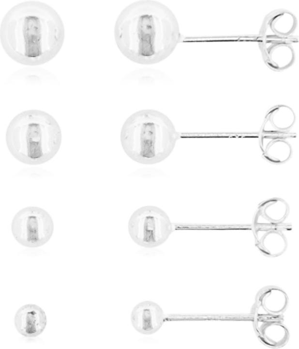 Produktbild Leyda Ohrstecker Kugel (Silber 925)