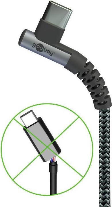 Produktbild Goobay USB C – USB A (2 m, USB 2.0)