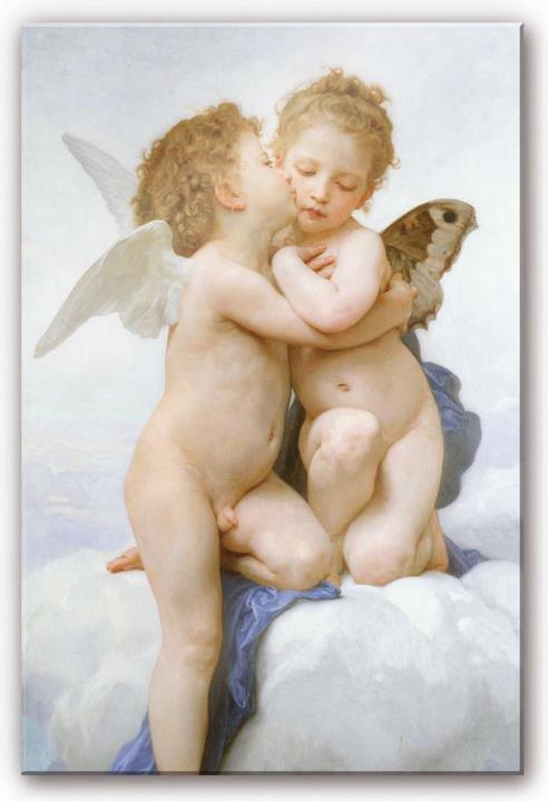 Produktbild Trenddeko Bouguereau - Der erste Kuss (130 x 200 cm)