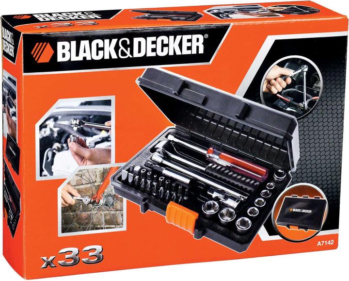 Image du produit Black & Decker Jeu de clés à cliquet pour accessoires de voiture (31 pièces)