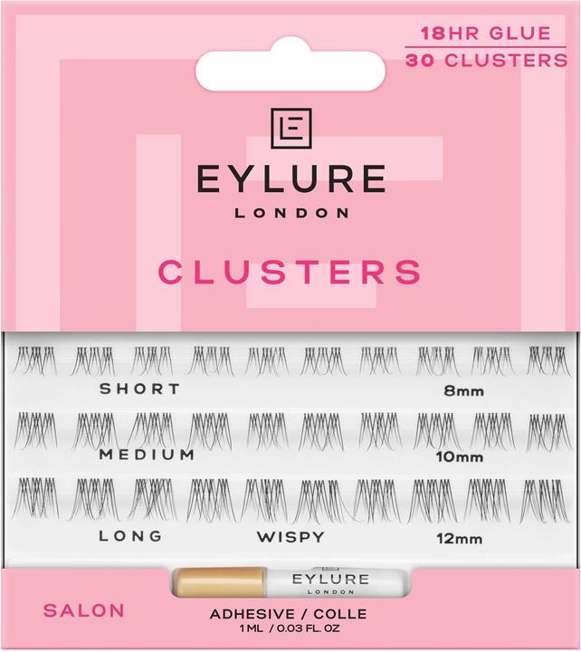 Actual product image Trisa Künstliche Wimpern Eylure Clusters Wispy Black (Artificial eyelashes)