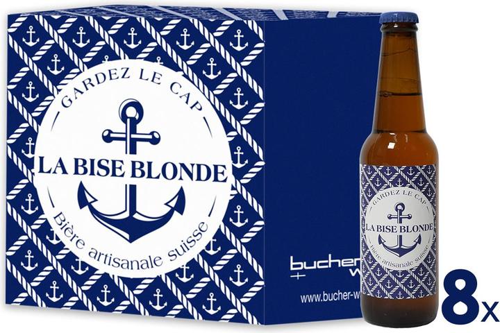 Image du produit Dr. Gab's Bière La Bise Blonde - pack de 8 btl (8 x 33 cl)