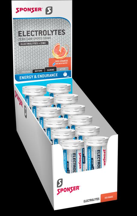 Produktbild Sponser Electrolytes (Red orange, 12 Stk., 540 g)