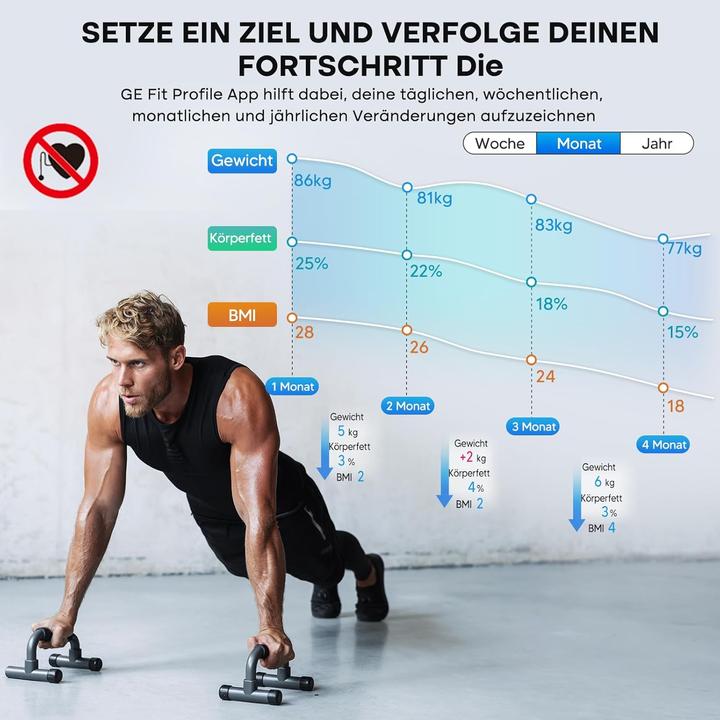 Immagine prodotto GE Körperanalysewaage mit App-Unterstützung (220 kg)