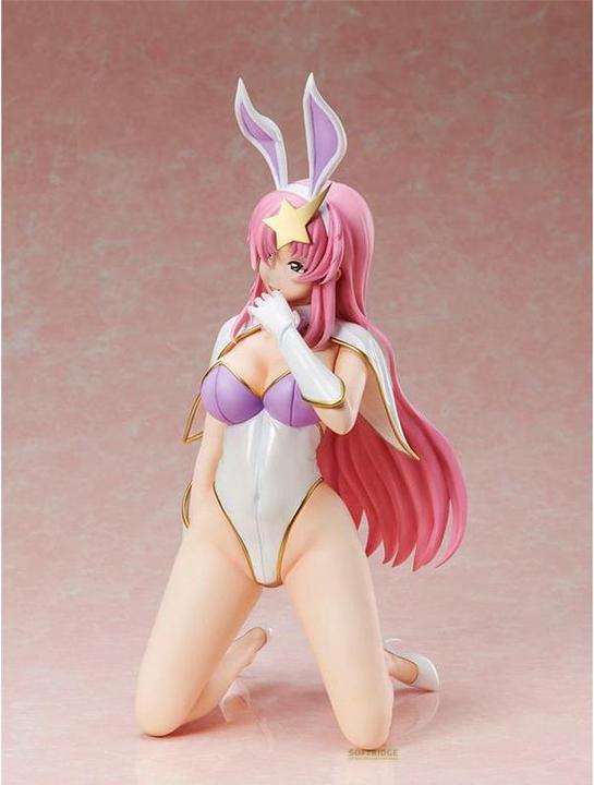 Actual product image Megahouse Mobile Suit Gundam SEED Destiny B-Style PVC Statue Meer Campbell Bare Legs Bunny Ver. 35 cm