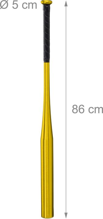 Image du produit Relaxdays Batte de baseball (33.86")
