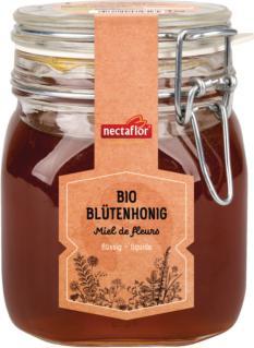 Nectaflor Organic blossom honey liquid 1kg (1000 g)