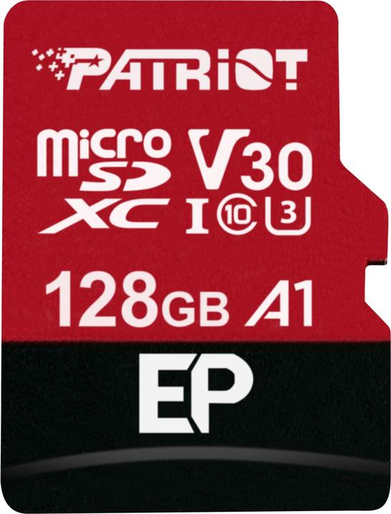 Actual product image Patriot Memory PEF128GEP31MCX memory card 128 GB Micro SDXC Class 10 (128 GB, microSDXC, U3, UHS-I)