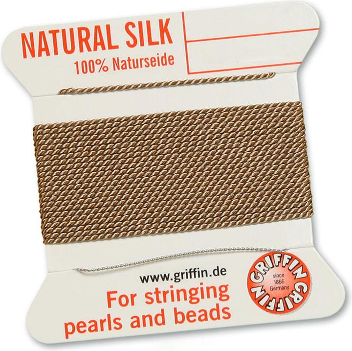 Actual product image Leyda Natural Silk 2 Meters with Needle