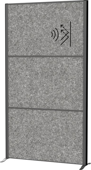 Image du produit Maul Cloison acoustique MAULcocoon 9601089 gris foncé 100,0 x 182,0 cm