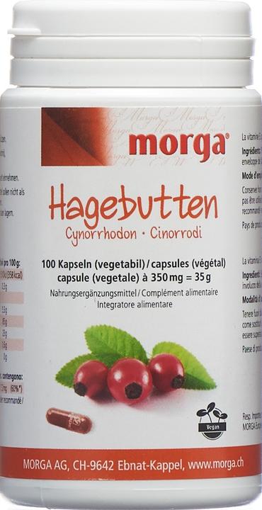 Actual product image Morga Rosehip Vegicaps (100 Piece, Capsules, 60 g)