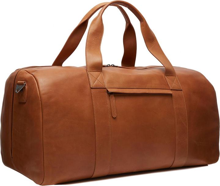 Produktbild The Vegan Cow Chesterfield Brand Leren Weekendtas Cognac Hudson (54 l)
