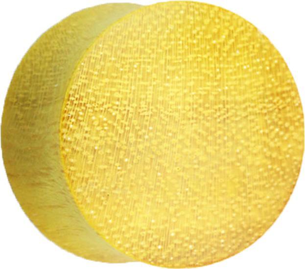 Star Piercing Flared Plug aus Jackfruit Holz (ohne Messing, Organisch)
