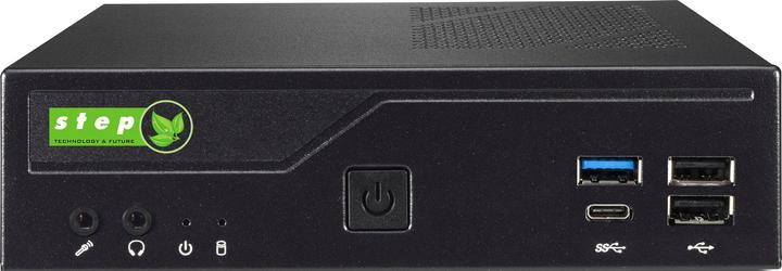 Produktbild Step PC Micro DS6012 inkl. Windows 11 Pro (4-Kern i3-12100 H610 8GB 256GB NVMe SSD 2x DP 1x HDMI) (Intel Core i3-12100, 8 GB, 256 GB, UHD Graphics 730)