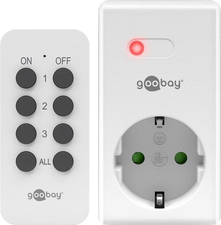 Produktbild Goobay Funksteckdosen-Set 1+1