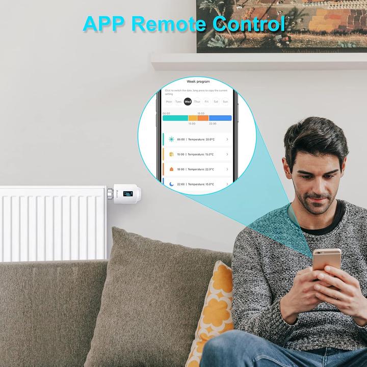 Actual product image Salcar Smartes Heizkörperthermostat-Set