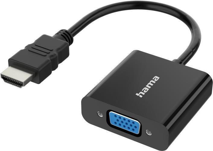 Actual product image Hama Video adapter, HDMI™ male - VGA female, audio female, full HD 1080p (Jack adapter)