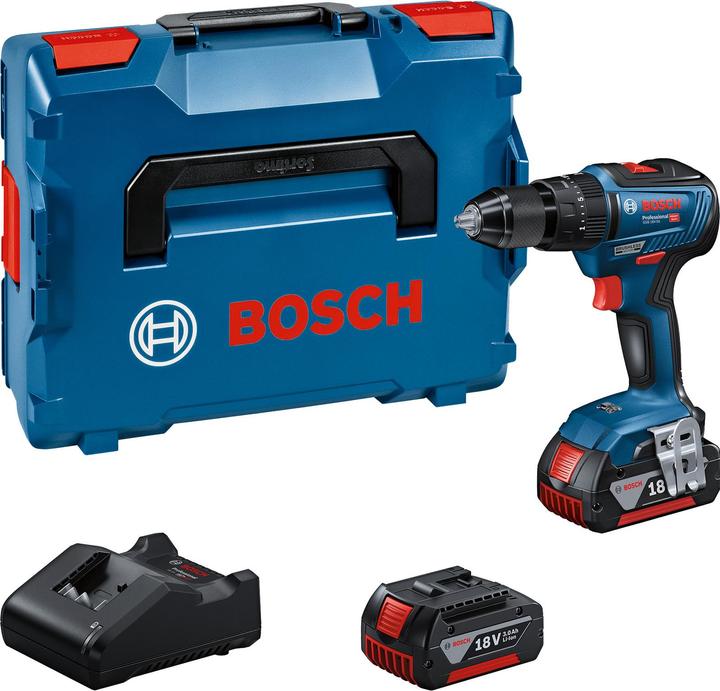 Immagine prodotto Bosch Professional Trapano a percussione a batteria GSB 18V-55 (Batteria ricaricabile)