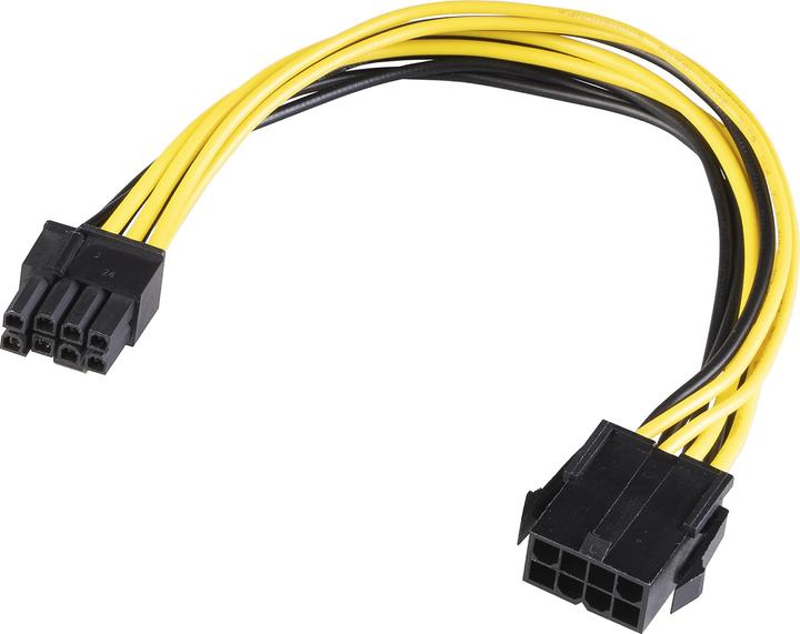 Immagine prodotto Akasa Cavo da 12V ATX 8 pin a 6+2 pin PCIe