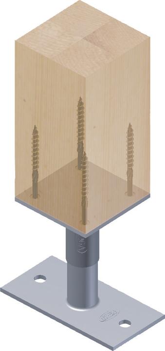 Produktbild Sihga Stützenfüsse ZaFix STZ (Stützenfuss, 1 Stk.)