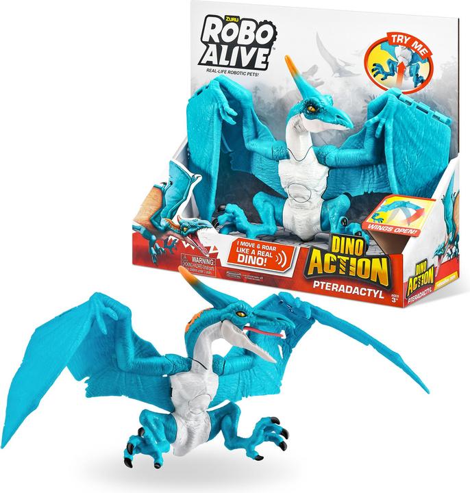 Actual product image Zuru ROBO ALIVE Dino Pterodactyl Action S1, Multi-coloured, 7173