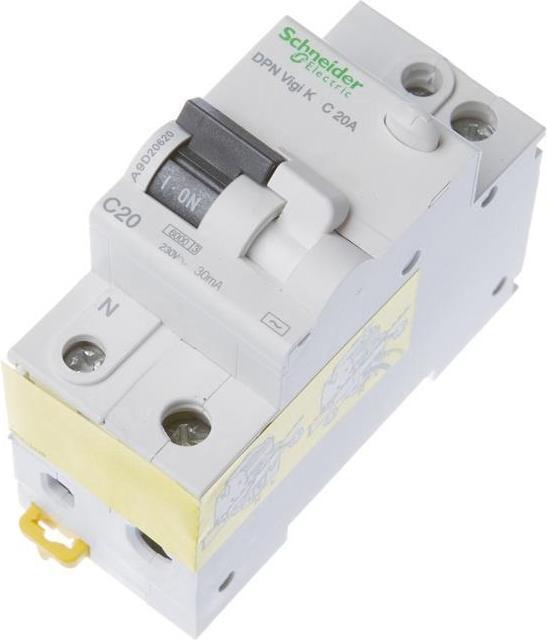 Actual product image Schneider Electric LEAKAGE RELAY A9D20620 WITH AUTOMATIC