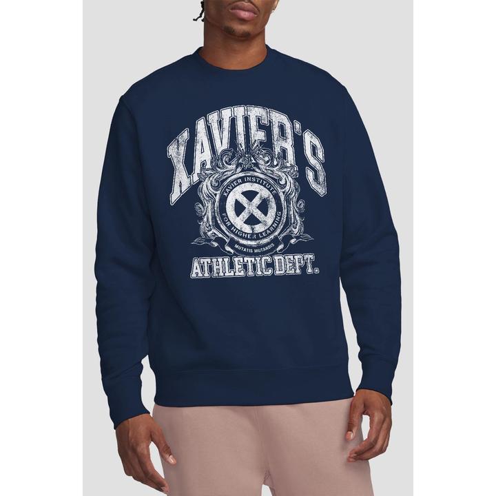 Actual product image Unisex Adult X-Men Athletic Dept Professor X Sweatshirt (XL)