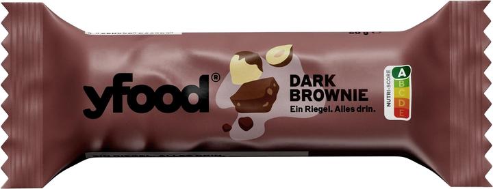 Produktbild YFood Brownie & Roasted Nuts (Brownie, Nuss, 12 Stk., 720 g)