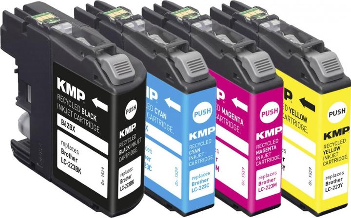 Image du produit KMP Tinte remplacé LC223VAL (M, CF, Y, C)
