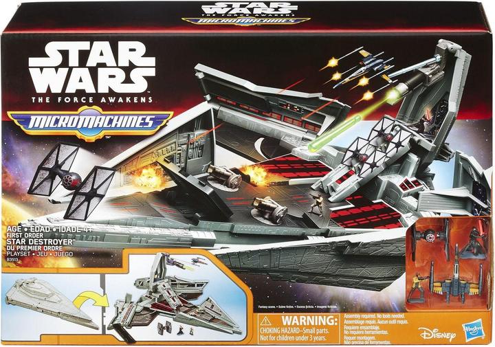 Immagine prodotto Star Wars The Force Awakens Micro Machines Playset del Primo Ordine Star Destroyer