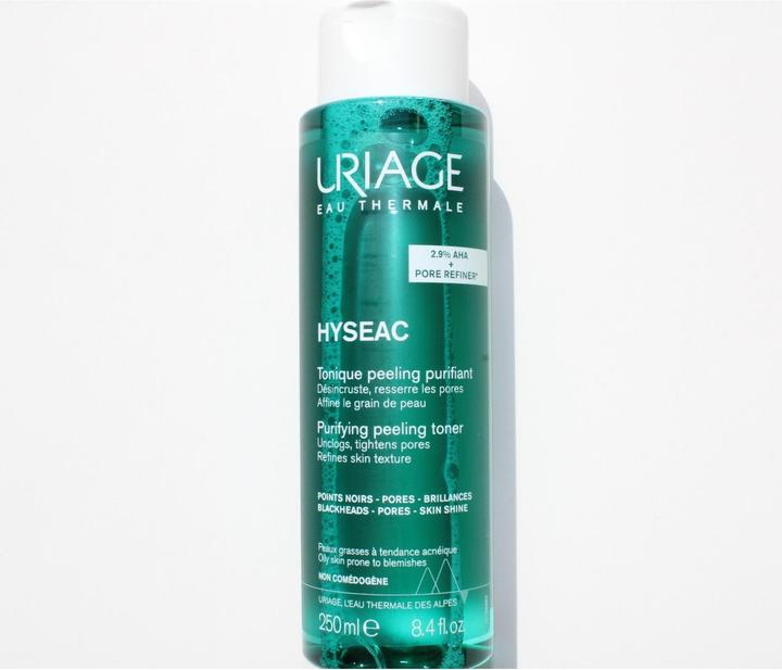 Image du produit Uriage Hyséac Tonique purifiant 250ml pour peau grasse Réduit les points noirs Pores et brillance Exfolie (Lotion tonique, 250 ml)
