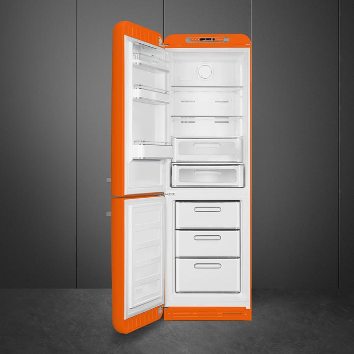 Produktbild Smeg FAB32LOR5 50's Style, 2-türig, 60 cm, Links, No Frost, orange (331 l)