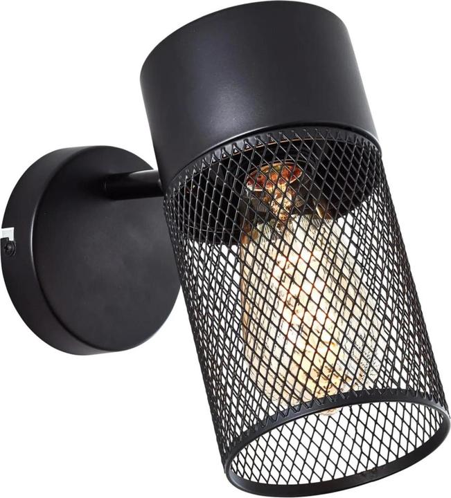 Produktbild Brilliant Kamolo Wandspot schwarz matt (E27)
