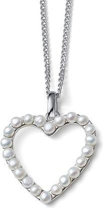 Image du produit Oliver Weber Collection Oliver Weber - Romantic Silver Necklace Pearl Heart Dive Pearl 61172 (Chain. Pendant)