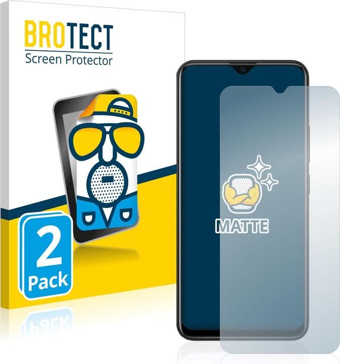 Produktbild BROTECT Entspiegelungs-Schutzfolie Displayschutz Matt (2 Stück, Xiaomi Redmi Note 8T)