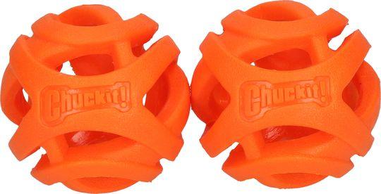 Image du produit Chuckit! CHUCKIT BREATHE RIGHT Bring the ball Lots 6.5 cm in diameter Size M 2 pcs Orange (Jouet à balle chien)